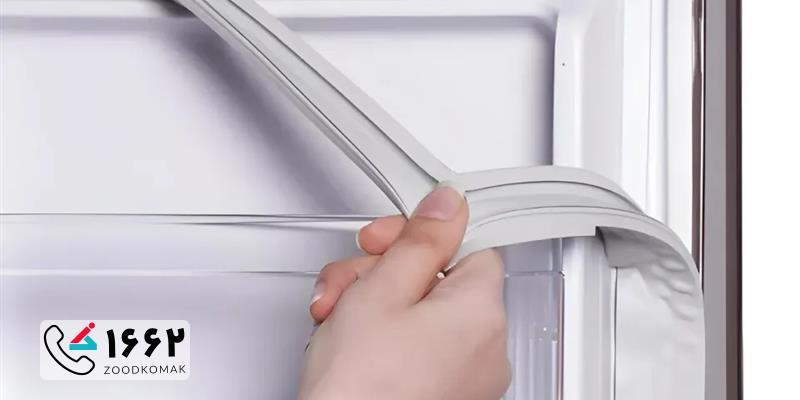 روش‌های تعمیر و نگهداری لاستیک دور درب یخچال